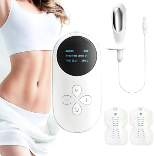 Pelvic Floor Exercise Devices, Pelvic Floor Stimulator, Incontinence Treatment Device, Biofeedback Nerve and Muscle Stimulator, Equipped with a Screen, Rechargeable