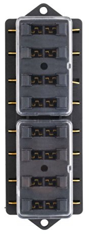 EE Support 8 voies Fusible – Porte fusible ATO ATC 12 V 24 V Voiture Ø68 Lin je d'Boîte de sécurité