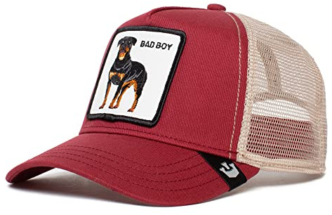 Goorin Bros. Trucker Hat Herren - Mesh Baseball Snapback Cap - The Farm, Red the Baddest Boy, Einheitsgröße