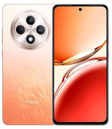 OPPO Reno12FS 4G - Smartphone Libre con IA, 16GB (8GB+8GB) 512GB, Pantalla 2.5D AMOLED 6.7, Cámara 50+8+32 MP, Android, IP64, Batería 5000mAh, Carga Rápida 45W - Naranja