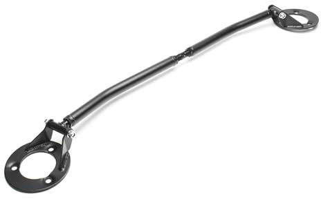 TA Technix Domstrebe verstellbar aus Aluminium für die Vorderachse in der Farbe schwarz, eintragungsfrei, Art.-Nr. EVODSBM362S