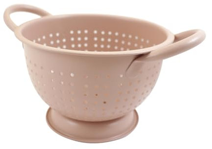 Fackelmann Colapasta extra profondo per scolare, lavare pasta, riso, verdure, materiale in acciaio inossidabile, con piede d'appoggio, dimensione Ø18 x 11 cm