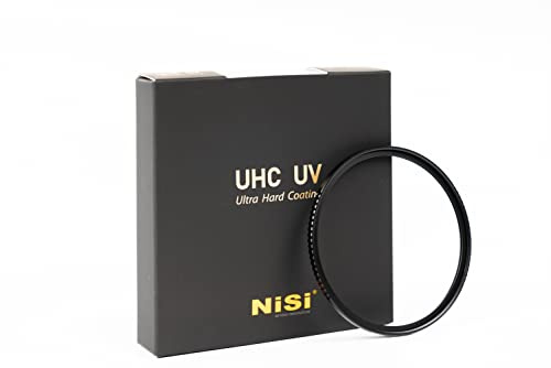 NiSi UHC UV Filter 86mm Schutzfilter mit Reinigungstuch - Water-White Glas, Ultraharte Beschichtung mit 99,3% Lichtdurchlässigkeit, Ultradünne Gerändelte Rahmen