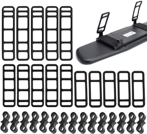 YAYNO 30 Piezas Bandas Elásticas de Silicona para Bicicleta Anillos de Goma Elásticos para Bicicleta orrea de goma de repuesto para linterna de bicicleta bandas de goma negras