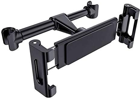 CARALL Porta Celluare Poggiatesta Auto Supporto Smartphone Tablet da 5~9 Rotazione di 360 Gradi per Sedile Posteriore