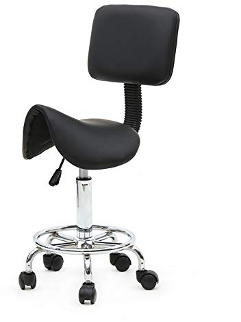 Alightup Tabouret Ergonomique à roulettes, Tabouret de Massage Pivotant 360°, Hauteur Réglable 51-65 cm, pour Salons de Massage, Bureaux et Cliniques