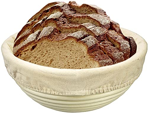 Westmark Bezug für Gärkörbchen, Für runde Körbchen, Ø: 24,5 cm, Baumwolle, Beige, 3205226B