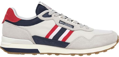 Pepe Jeans Herren Kingston Heritage M Sneak, White, 47 EU