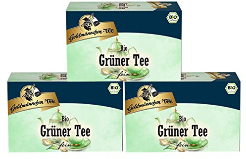 Guldman TE ekologiskt grönt te, 20-pack, 3-pack