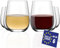 NORDIC SCHILLER Longdrinkgläser, Wassergläser Spülmaschinenfest 590ml, 6er Set, BLEI FREI Trinkgläser Groß, Coktailgläser Wasserglas Groß Weingläser Pint Trinkglas Water Glasses Caipirinha Gläser Groß