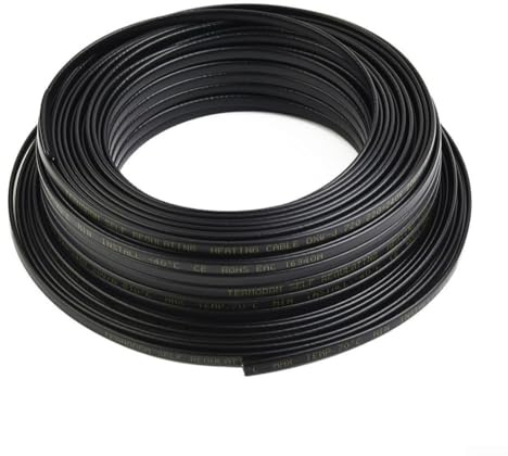 Cavo riscaldante antigelo, 200 V ~ 240 V, autoregolante, temperatura autoregolante, per protezione antincendio, condutture industriali (15 m)