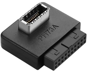 SinLoon USB 3.0 Frontblende Header Adapter USB 3.0 19Pin Buchse auf Typ E Buchse Front Connector Converter