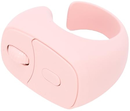 Yechiry Anello di Scorrimento Remoto, Girapagina per Tablet Telefono, Telecomando per Registrazione Video con Fotocamera Scroller, Controllo della Portata di 10 M (PINK)