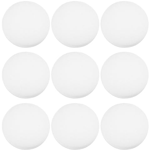 ADOCARN Esponjas de Tinta Distress Redondas 10 Unidades Color Marfil Mini para Mezclar y Realce, Esponjas de Socorro Reutilizables para Manualidades y Pintura Artística