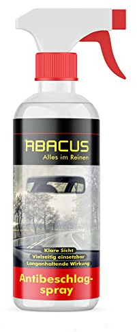 ABACUS® Antibeschlagspray, Antibeschlagmittel, Antibeschlag-Spray, Antibeschlag-Auto, Antibeschlag KFZ – Antibeschlagspray 300 ml (4290)