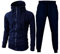 Generisch Trainingsanzug Herren - Jogginganzug Herren Lang Lose Hoodies Und Jogginghosen Fitness Sporthose Hoodie Sportanzug Stretch Trainingskleidung Herren Jogginganzug