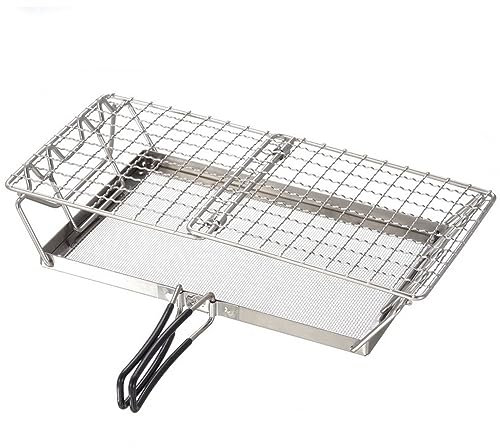 Berretto da Campo Tostapane, Pieghevole Portatile da Campo Tostapane, Tostapane Blech Campeggio Koch Piatti Koch, Portabandiera da Campeggio per Tostapane per Bbq Party