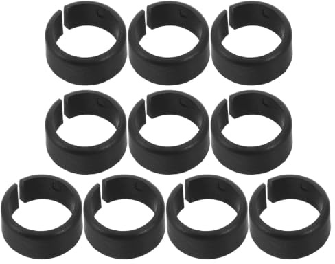 HEALSOPTHY 10 St Mikrofonstativ Bushing Id Plast Shock Absorption Anti-vibrationshylsa för Instrumentstativ Ljud Tripodstativ Enkel Installation och Uppgradering