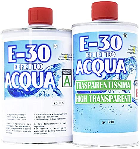 E 30 EFFETTO ACQUA PROCHIMA - Resina Epossidica Trasparente A+B gr 800