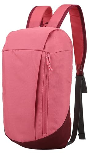 Valicaer Kleiner Rucksack,10L Ultraleicht Daypack Tagesrucksack Wasserfest Wanderrucksack Trekkingrucksack Leichter Reiserucksack Mehrzweck Wandern Rucksack Buchrucksack für Outdoor Sport (Rosa)