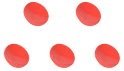 5-pack slutaröppningsknapp, ren koppar konkav ytkameraknapp för Fuji X-M5 XT50 X-T5 X-T4 X-T3 X-T2 X-T30 X-T30 II X-T20 X-T10 X100VI X100V (röd)