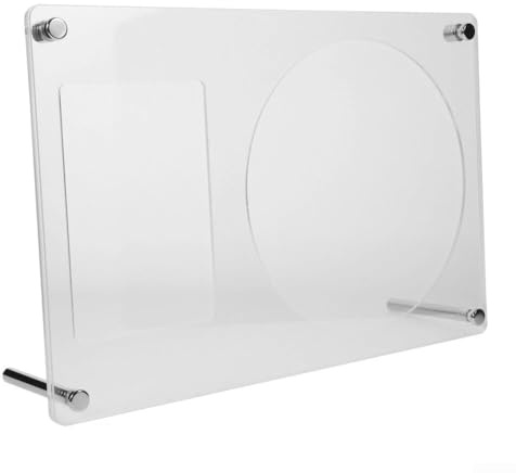 Étagère de rangement pour CD et vinyles en acrylique - Support mural pour un affichage facile des collections de disques et de médias - Matériau acrylique transparent