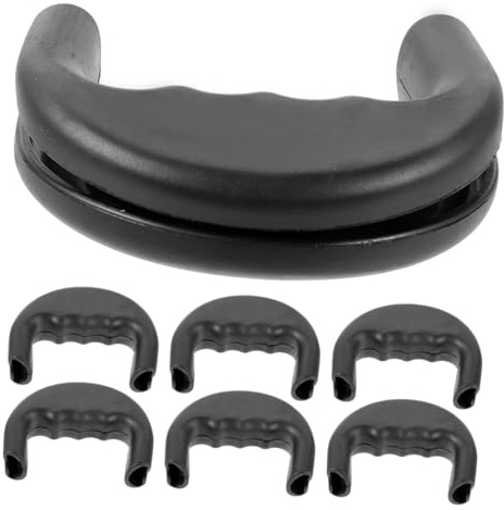 Hohopeti 6 Stück Teiliges Hundeleinen Griff aus Gummi Ergonomischer Trainingsgriff für Komfortables Spazieren Joggen und Camping Langlebiger Leinenhalter für Mittelgroße und Große Hunde