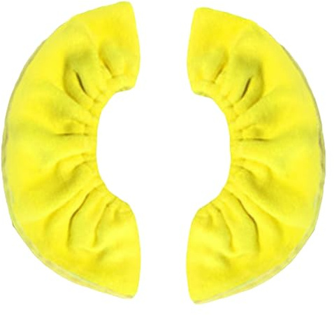 Kufenschoner Eiskunstlauf Schlittschuhe, Verstellbarer Eishockey Schlittschuhe Schoner, Universelle Schlittschuh Schoner Zubehör, Kufenschutz Zubehör, Kufenstrümpfe, Schlittschuhschoner (Gelb, L)