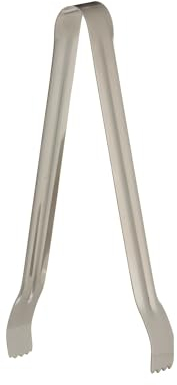 Viners Barware Brushed Silver Stainless Steel Ice Tongs