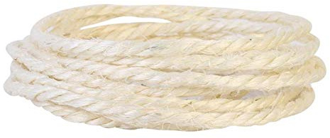 YITON Cat Scratch Post 8mm Sisal Rope For Cat Tree Kitten Climbing Frame Diy Pet Scratching Post Toys Making Desk Legs Binding 1Pcs 1Meter