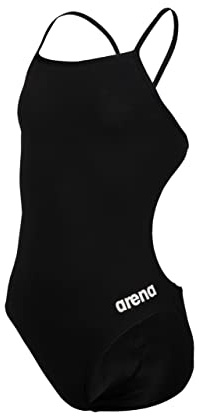 ARENA Solid Challenge Team Junior Costume Intero Bambina, Costume da Bagno Sportivo ad Asciugatura Rapida, Tessuto MaxLife Eco con Massima Resistenza al Cloro e Protezione UV UPF 50+