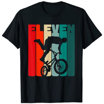 11e anniversaire BMX et vélo 11 ans BMX Racing T-Shirt