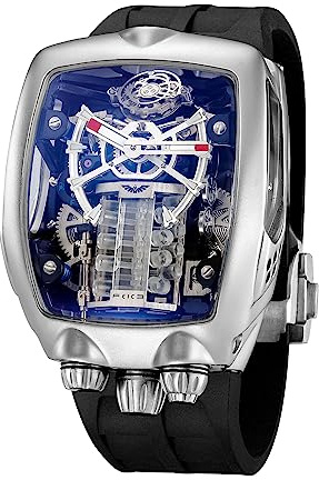 FEICE FM666 (Black) Watches for Men Automatic Skeleton Waterproof Mineral Glass Japanese Movement Supercar Wristwatch Breathable Silicone watch strap Anti Shock Business Tourbillon Watch Durable for Daily Wear Gift for All Occasions.
