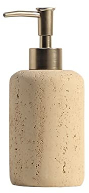 Soap Pump Dispenser 280ML Creative Stone Soap Dispenser Luxury Lotion Press Bottle High End Hotel Shower Shampoo Bottle Bottles Dispenser