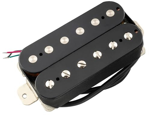 Musiclily Pro LP-OBLA Alnico 5 Humbucker Pickup Bridge för Elgitarr, Svart