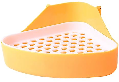 BUGUUYO 1Stk Haustiertoilette Töpfchen Zug Kaninchen Wannenzubehör für die Badewanne Badewannenablage kaninchentoilette kaninchenklo Töpfchentrainer für Frettchen Kleintierzubehör Plastik