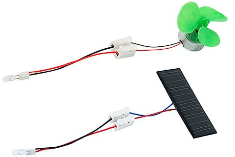 KONTONTY Kit Apprentissage Électrique Modèle Éolienne à Monter Éducatif pour Garçon Fille Outil Pédagogique Scolaire Kit Construction DIY