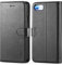 TUCCH Case for iPhone SE 2022 5G/iPhone SE 2020/iPhone 8/7 (4.7), Magnetic PU Leather Wallet Case with[Kickstand][Shockproof TPU][Card Holder] Folio Cover Compatible with iPhone SE 3/SE2/8/7, Black