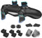 NiTHO FPS Precision Kit para Mando de Playstation 4, Incluye Anillos de Precisión, Extensor de Gatillo, Pegatinas de Gatillo, 3 Tamaños de Empuñaduras para Pulgar, Mejora el Precisión para Mando PS4
