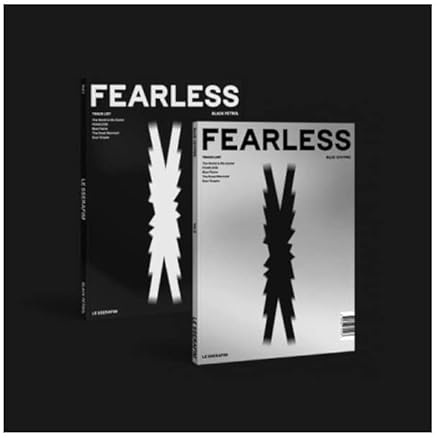 LE SSERAFIM FEARLESS 1st Mini Album Random Version CD+112p Booklet+1p PhotoCard+1p PostCard+1ea Sticker+1p Transfer Paper+Tracking Sealed