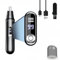 Tondeuse Nez, Tondeuse Nez Oreilles Homme, Tondeuse Nez Rechargeable Par USB Indolore, Rasoir Nez Homme du Visage, Coupe Poils Nez et Oreilles Portable Pour, Lame étanche à Double Tranchant