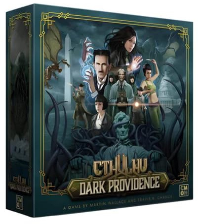 CMON Cthulhu: Dark Providence, Brettspiel, ab 14 Jahren, 1-5 Spieler, über 90 Minuten Spieldauer