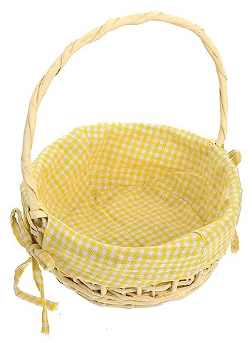 TIDTALEO Tenedor De Mimbre De Ratán Tejido De Flor De Rota