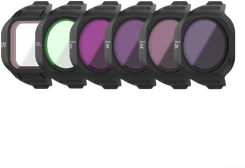 For DJI for MINI 5 Pro Compatible Adjustable CPL and NDPL UV Filter Set Featuring Optical Glass Construction for Improved Depth of Field and Color Accuracy