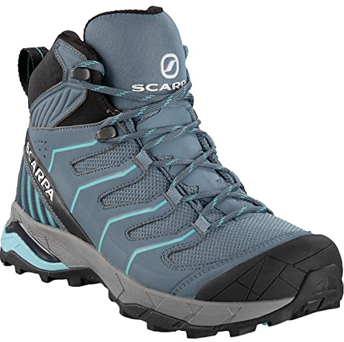 Scarpa Dam Maverick Mid GTX Wmn trekking & vandringskängor, Storm Gray Aqua Gore Tex Sht Crossover, 41 EU