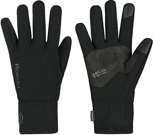 Roeckl Unisex – Erwachsene Parlan Handschuhe, Schwarz, 7