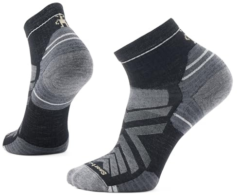 Smartwool Mens Hike Targeted Cushion Ankle Socks Black Large