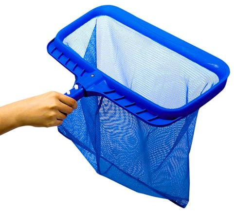 Retino Piscina Pulizia: Retino per Piscina a Maglia Fin Rete per Schiumatoio Professionale per Piscina Stagno Laghetto Parco Acquatico