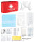HW CASA Kit Piccolo Pronto Soccorso 42 pezzi,Kit Portatile Pronto Soccorso Trekking dal Peso Totale di 360g, Kit Pronto Soccorso Completo Adatto a Famiglie, Viaggi Brevi e Campeggio