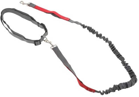 SEWOART Guinzaglio per Corsa con Cane Corda Resistente Regolabile con Doppia Clip per Cani di Tutte le Guinzaglio Mani Libere per Jogging e Passeggiate